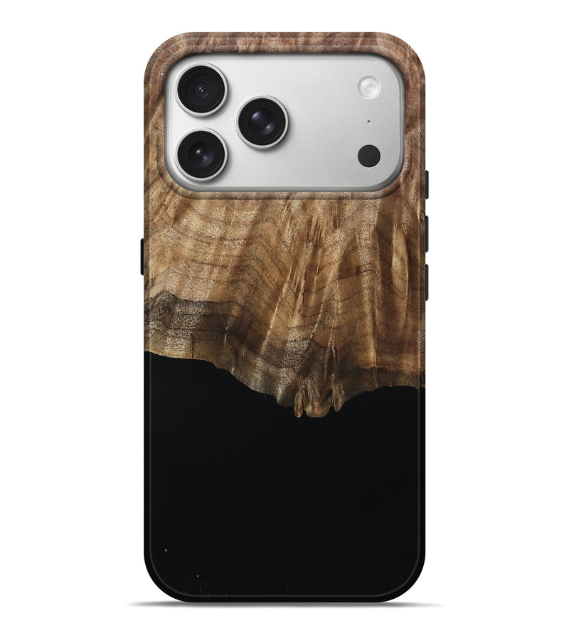 iPhone 17 Pro Max Wood Live Edge Phone Case - Scottie (Wood Burl, 809019)