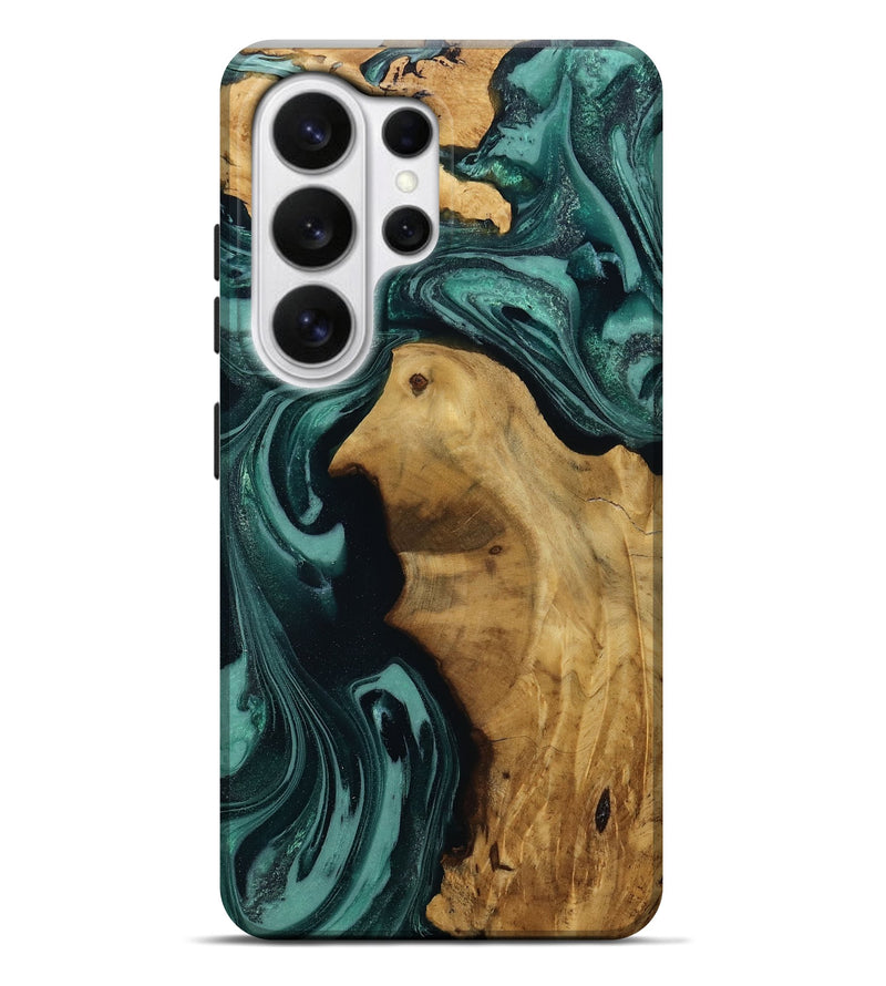 Galaxy S26 Ultra Wood Live Edge Phone Case - Leesa (Green, 809022)
