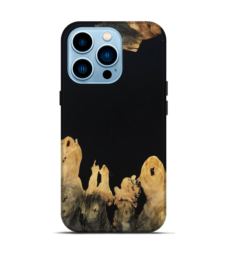 iPhone 14 Pro Wood Live Edge Phone Case - Lucie (Wood Burl, 809032)