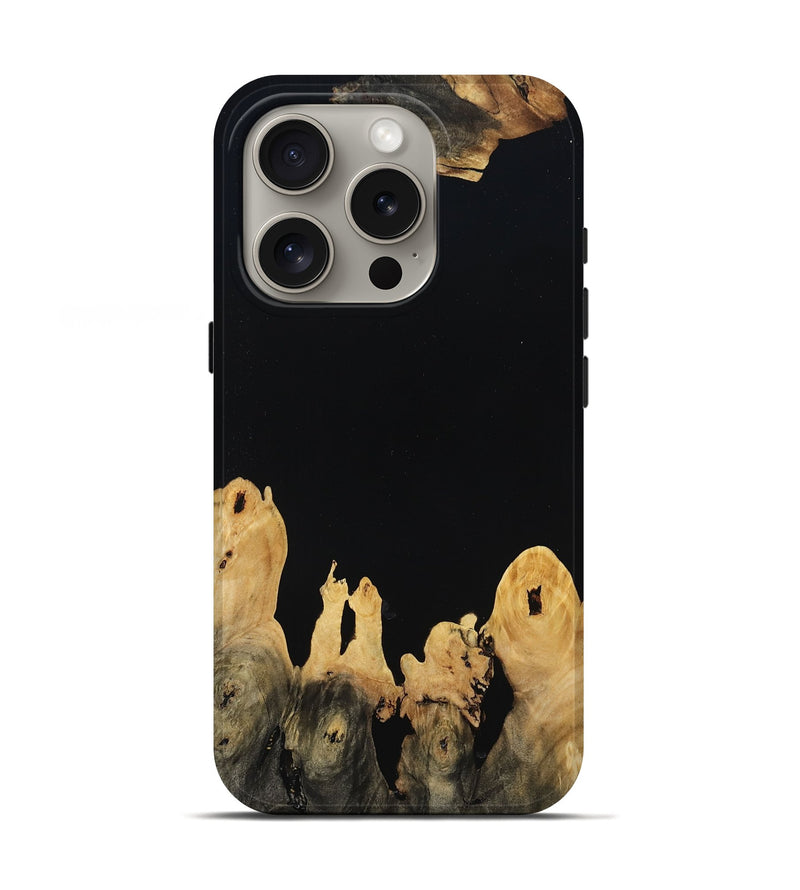 iPhone 16 Pro Wood Live Edge Phone Case - Lucie (Wood Burl, 809032)