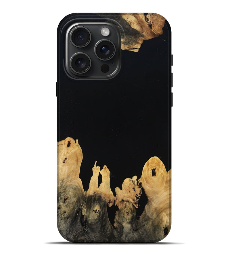 iPhone 16 Pro Max Wood Live Edge Phone Case - Lucie (Wood Burl, 809032)
