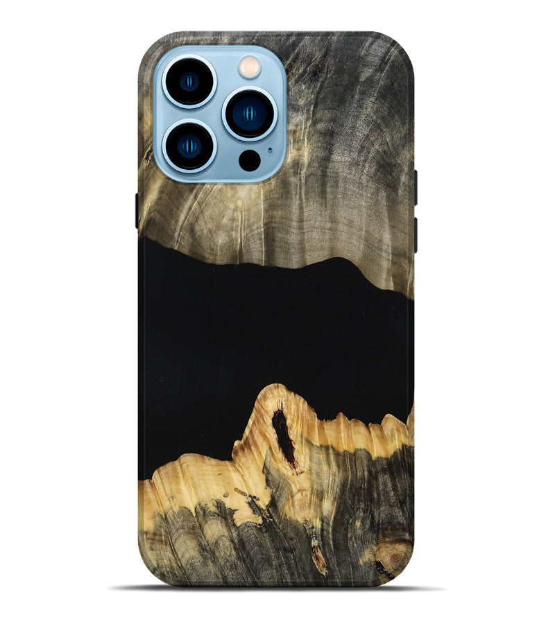 iPhone 14 Pro Max Wood Live Edge Phone Case - Madie (Wood Burl, 809033)