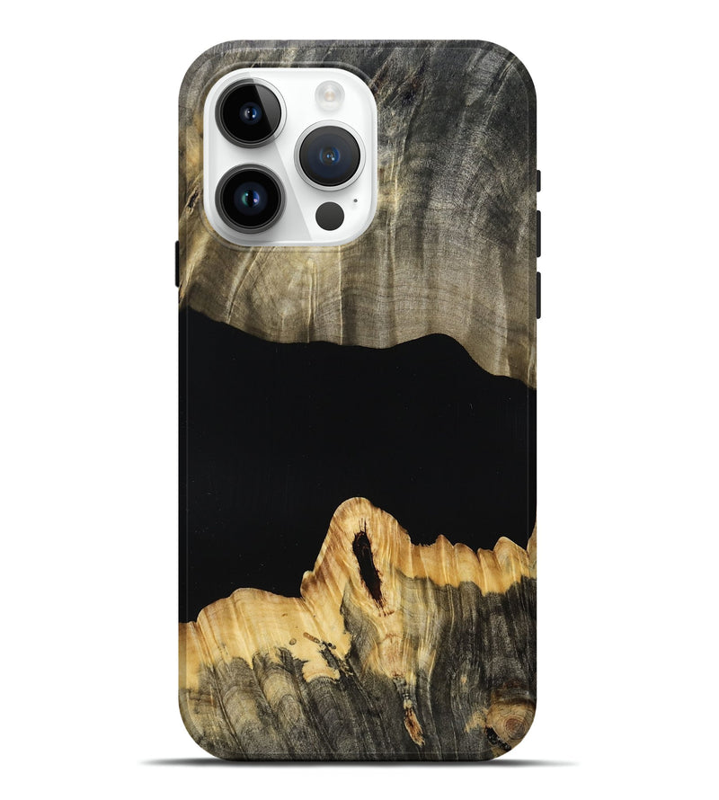 iPhone 15 Pro Max Wood Live Edge Phone Case - Madie (Wood Burl, 809033)