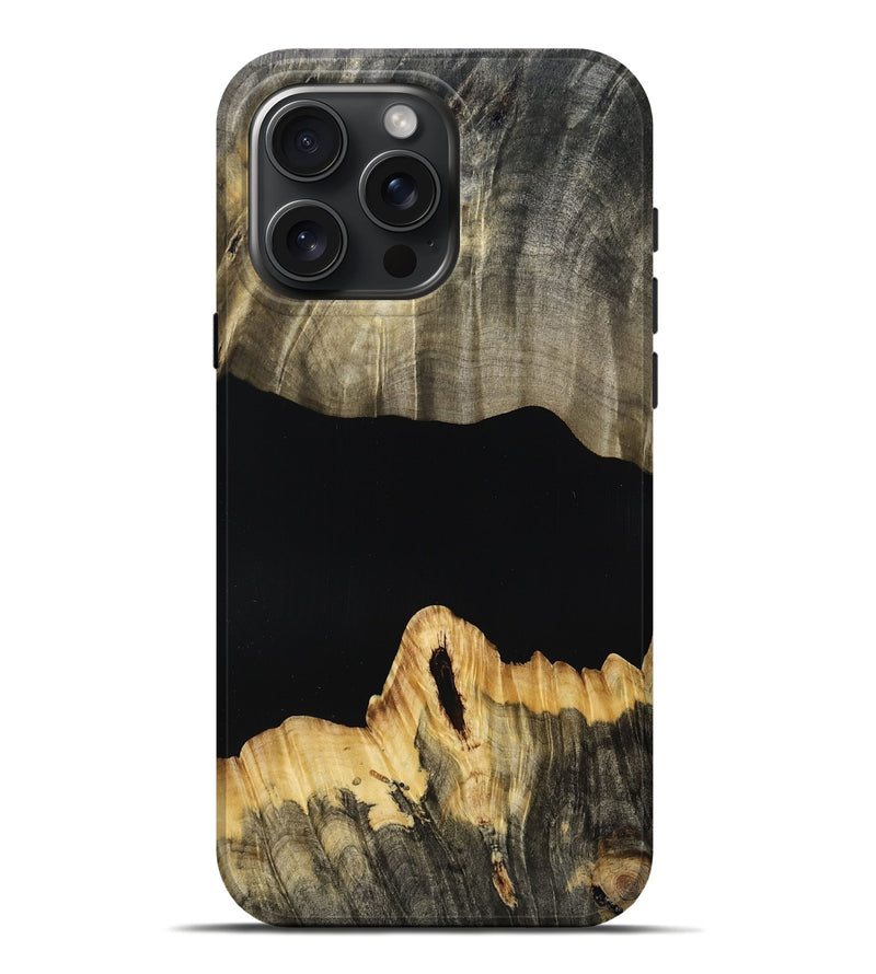 iPhone 16 Pro Max Wood Live Edge Phone Case - Madie (Wood Burl, 809033)