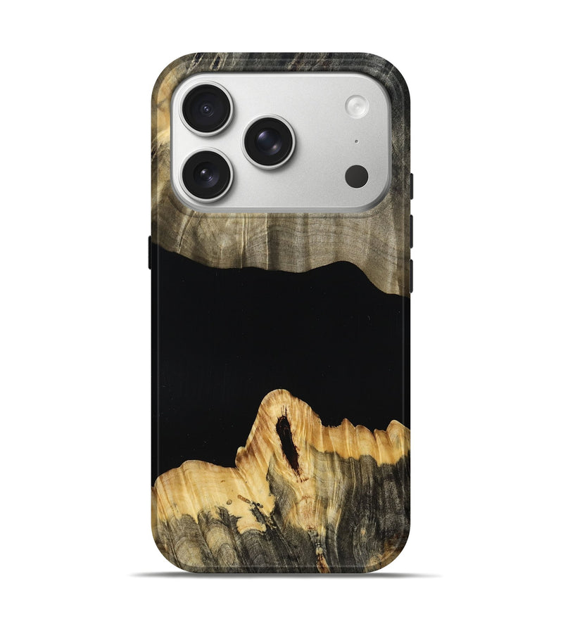 iPhone 17 Pro Wood Live Edge Phone Case - Madie (Wood Burl, 809033)
