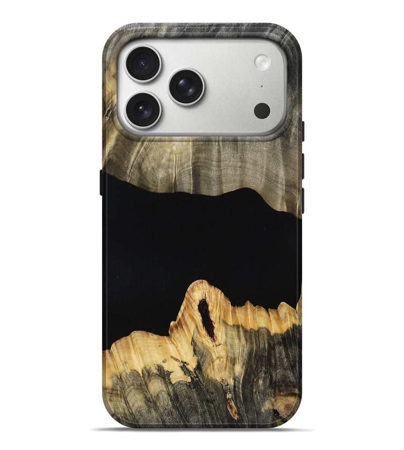 iPhone 17 Pro Max Wood Live Edge Phone Case - Madie (Wood Burl, 809033)