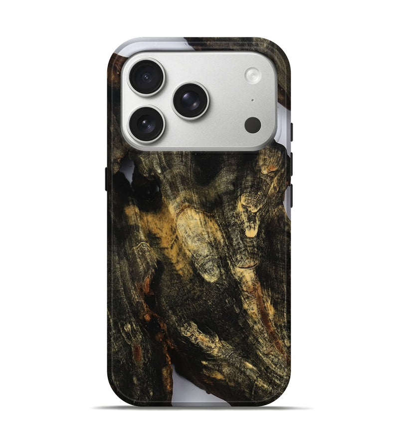 iPhone 17 Pro Wood Live Edge Phone Case - Dara (Clear, 809035)