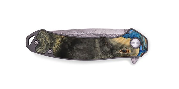 EDC Wood Pocket Knife - Harris (Teal & Gold, 809040)