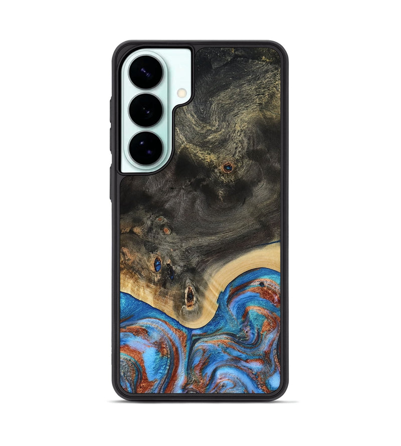 Galaxy S26 Plus Wood Phone Case - Harris (Teal & Gold, 809040)