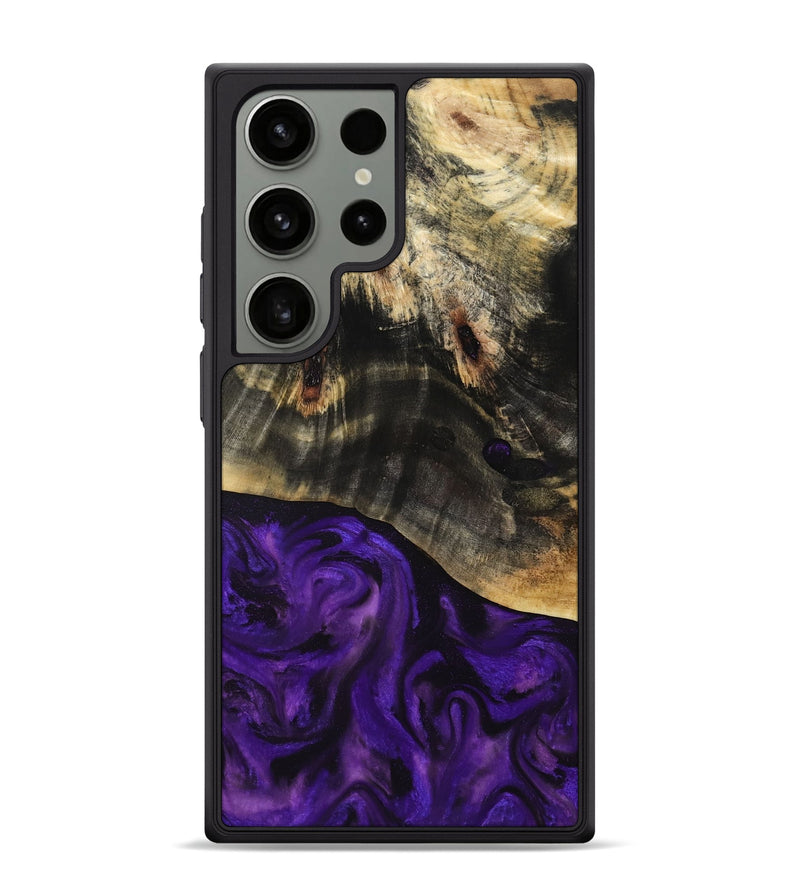 Galaxy S24 Ultra Wood Phone Case - Zayla (Purple, 809046)