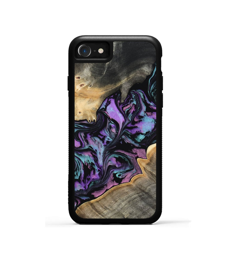 iPhone SE Wood Phone Case - Loni (Purple, 809047)