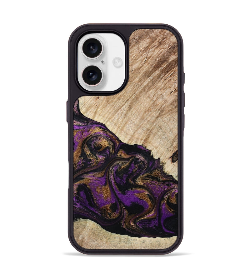 iPhone 17 Wood Phone Case - Myron (Purple, 809048)