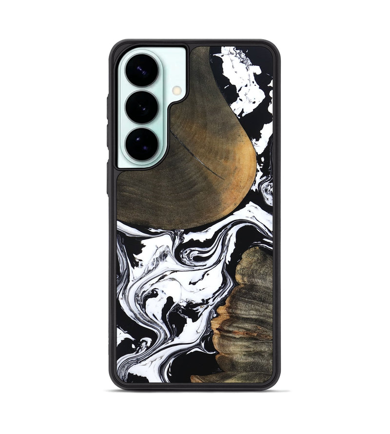 Galaxy S26 Plus Wood Phone Case - Kya (Black & White, 809053)