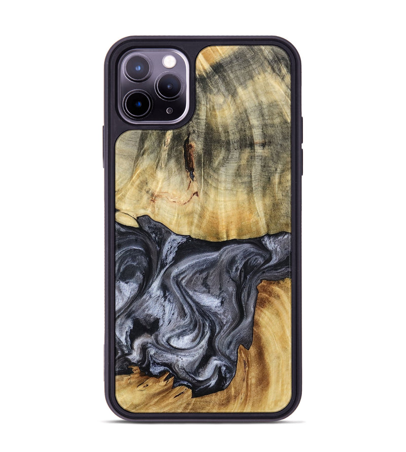 iPhone 11 Pro Max Wood Phone Case - Lamont (Black & White, 809054)
