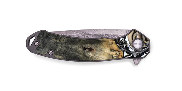 EDC Wood Pocket Knife - Kesha (Black & White, 809055)