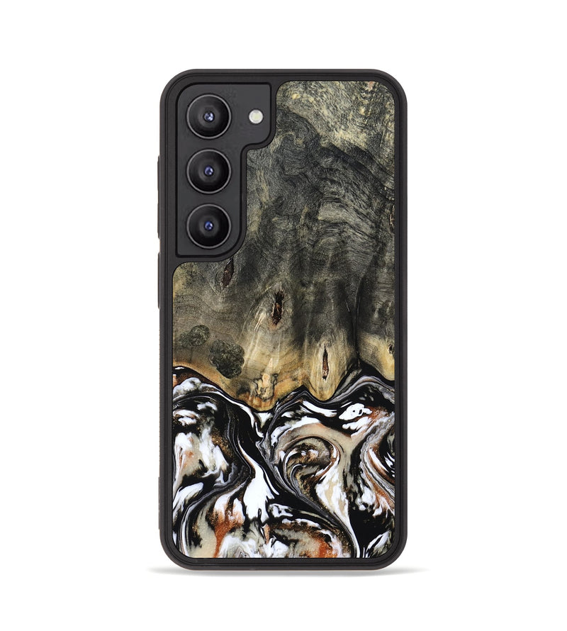Galaxy S23 Wood Phone Case - Kesha (Black & White, 809055)