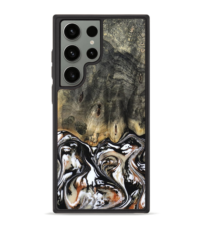 Galaxy S23 Ultra Wood Phone Case - Kesha (Black & White, 809055)