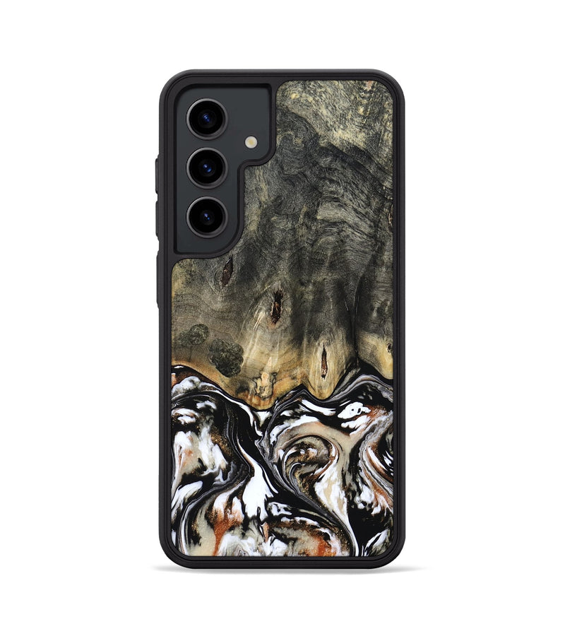 Galaxy S24 Wood Phone Case - Kesha (Black & White, 809055)