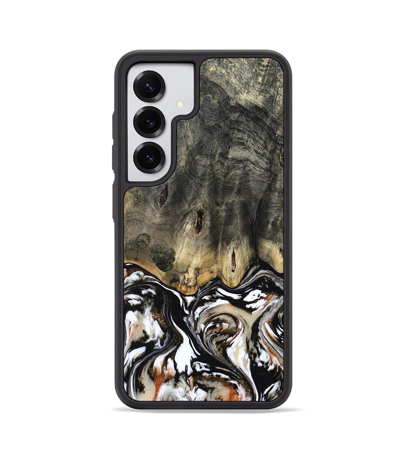 Galaxy S25 Wood Phone Case - Kesha (Black & White, 809055)