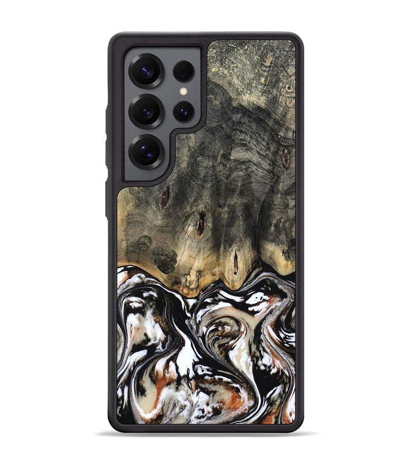Galaxy S25 Ultra Wood Phone Case - Kesha (Black & White, 809055)