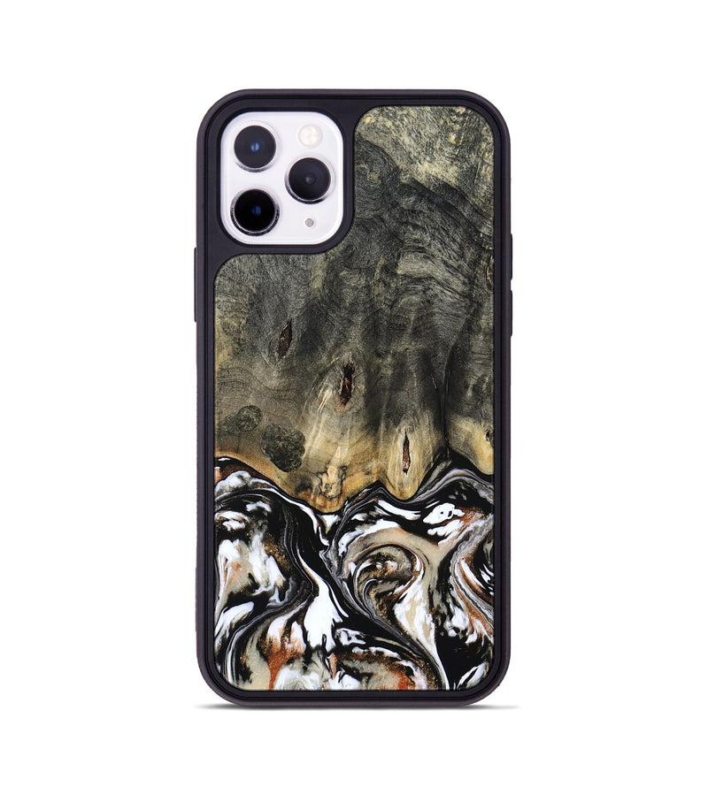 iPhone 11 Pro Wood Phone Case - Kesha (Black & White, 809055)