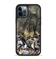 iPhone 12 Pro Max Wood Phone Case - Kesha (Black & White, 809055)