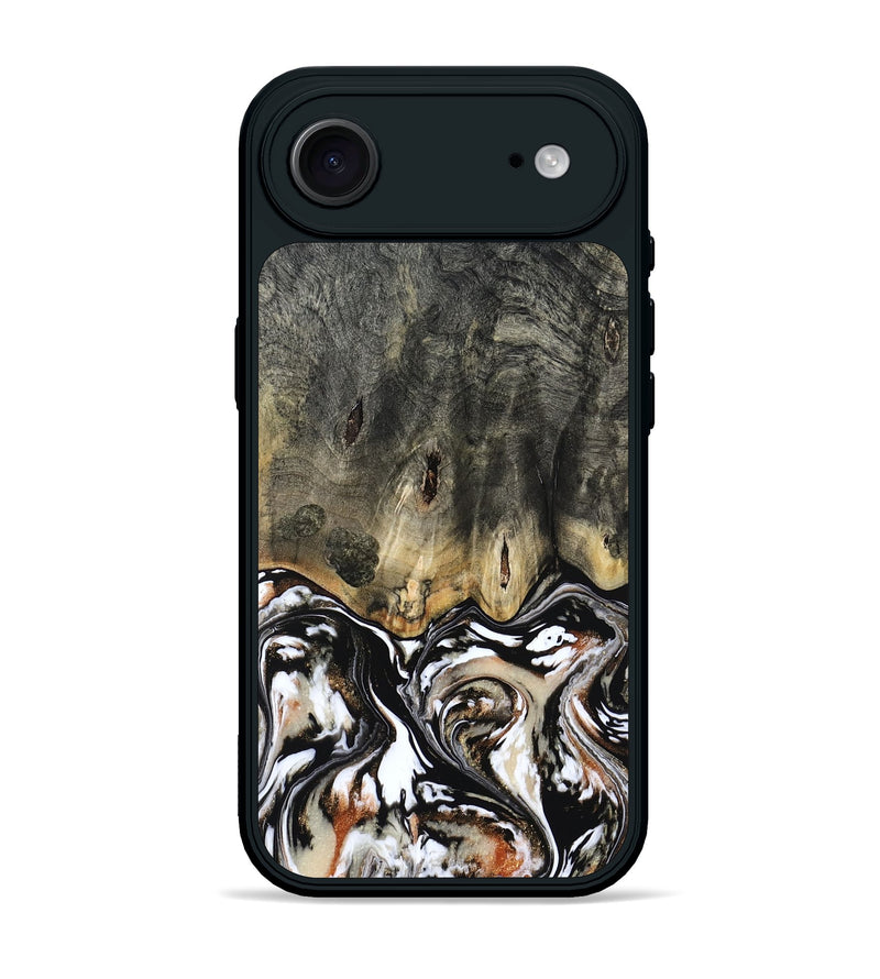 iPhone 17 Air Wood Phone Case - Kesha (Black & White, 809055)