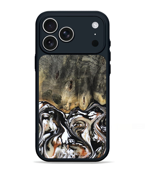 iPhone 17 Pro Max Wood Phone Case - Kesha (Black & White, 809055)
