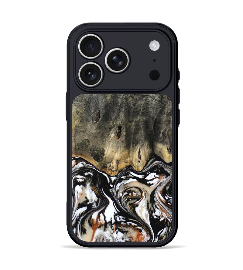 iPhone 17 Pro Wood Phone Case - Kesha (Black & White, 809055)