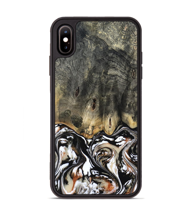 iPhone Xs Max Wood Phone Case - Kesha (Black & White, 809055)