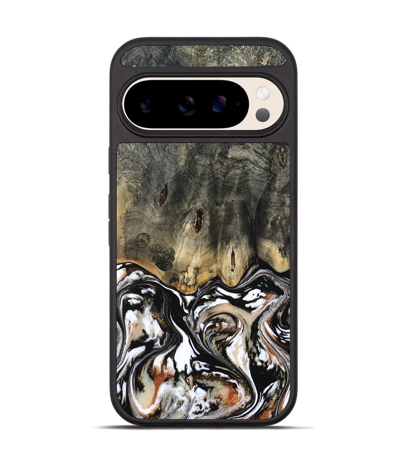 Pixel 10 Pro Wood Phone Case - Kesha (Black & White, 809055)