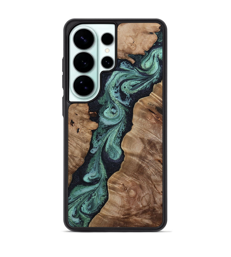 Galaxy S26 Ultra Wood Phone Case - Emily (Green, 809058)