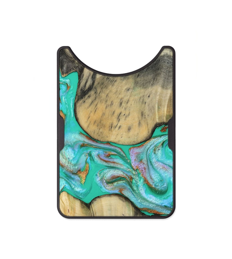Alloy Wood Wallet - Jaiden (Green, 809060)