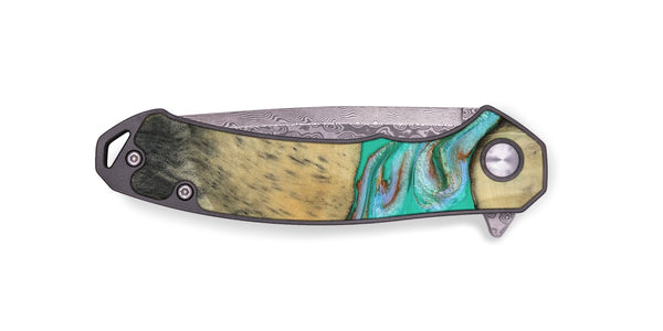 EDC Wood Pocket Knife - Jaiden (Green, 809060)