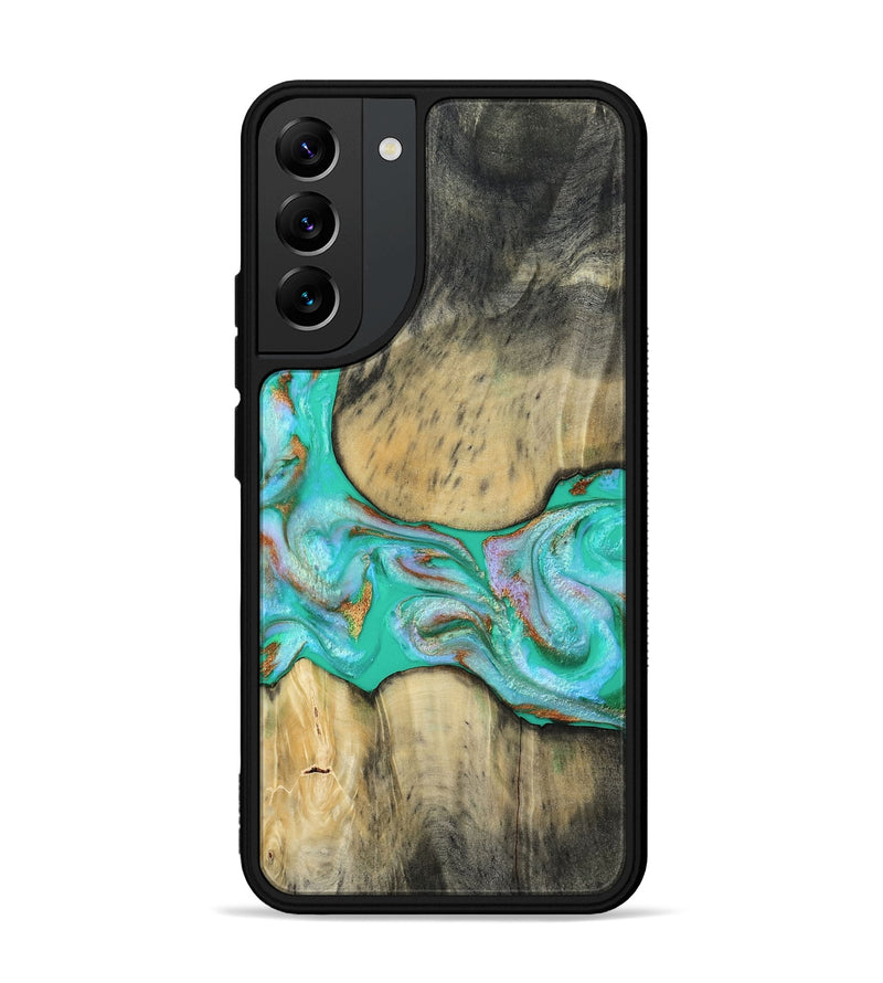 Galaxy S22 Plus Wood Phone Case - Jaiden (Green, 809060)