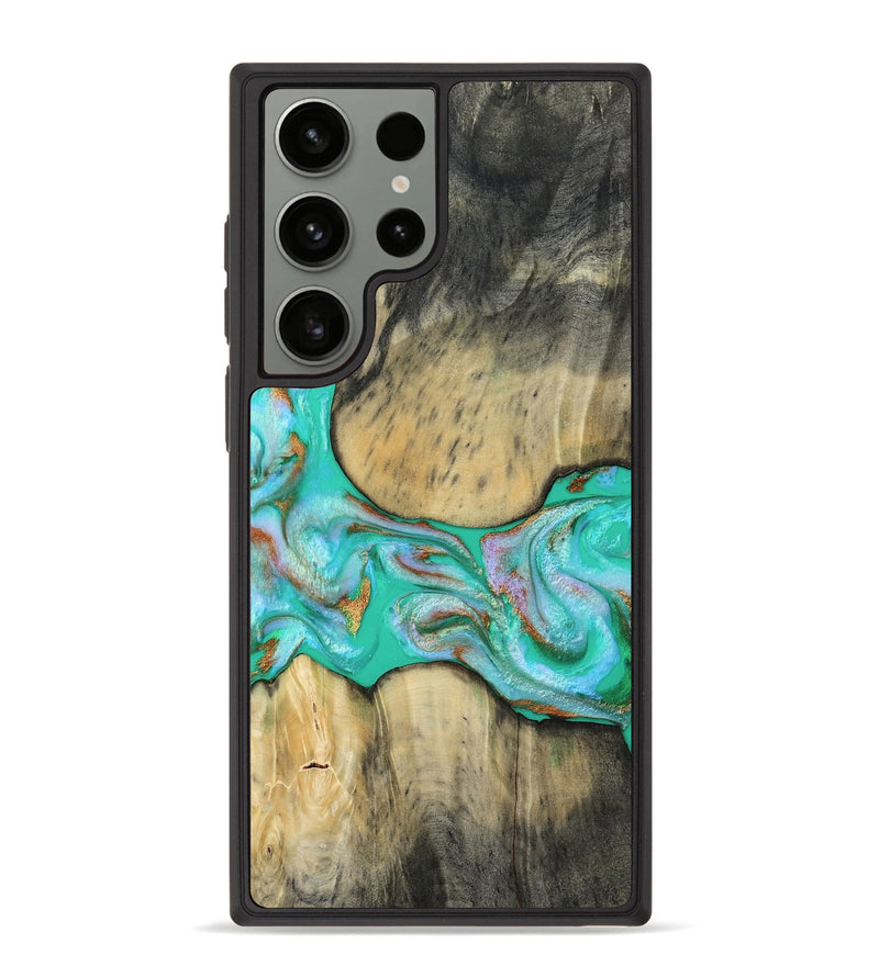 Galaxy S23 Ultra Wood Phone Case - Jaiden (Green, 809060)