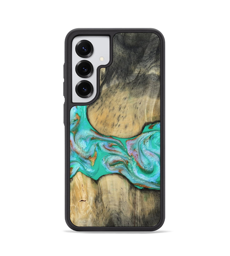 Galaxy S25 Wood Phone Case - Jaiden (Green, 809060)