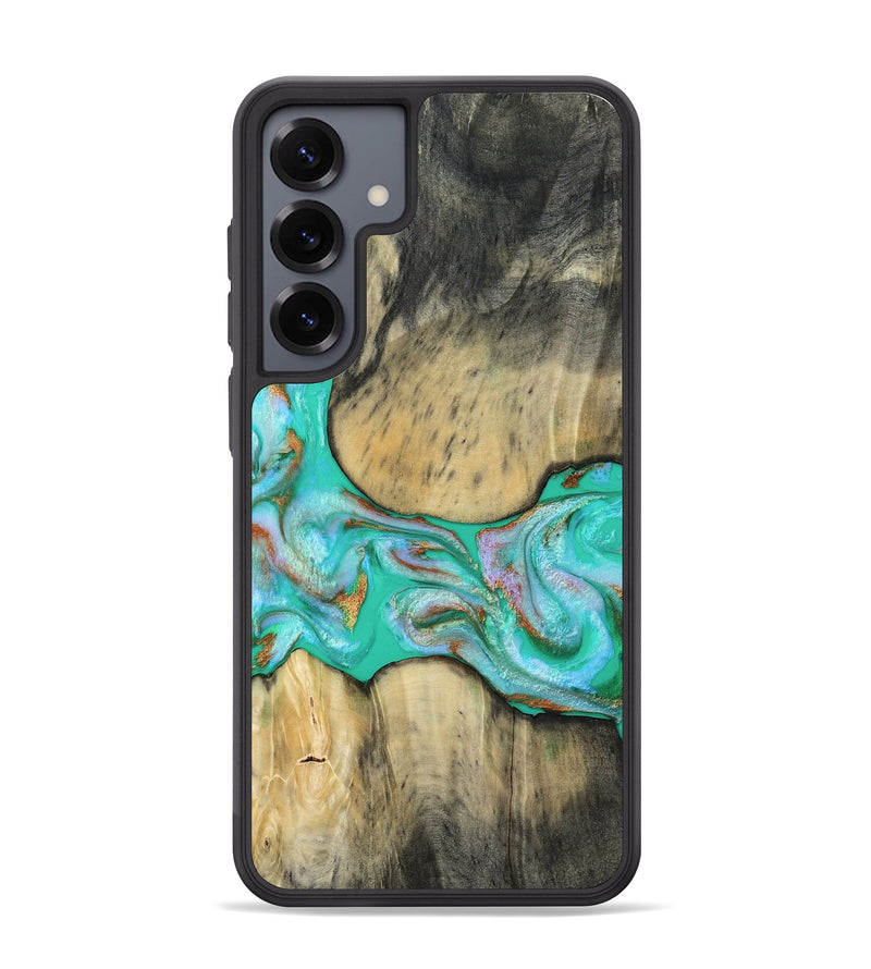 Galaxy S25 Plus Wood Phone Case - Jaiden (Green, 809060)