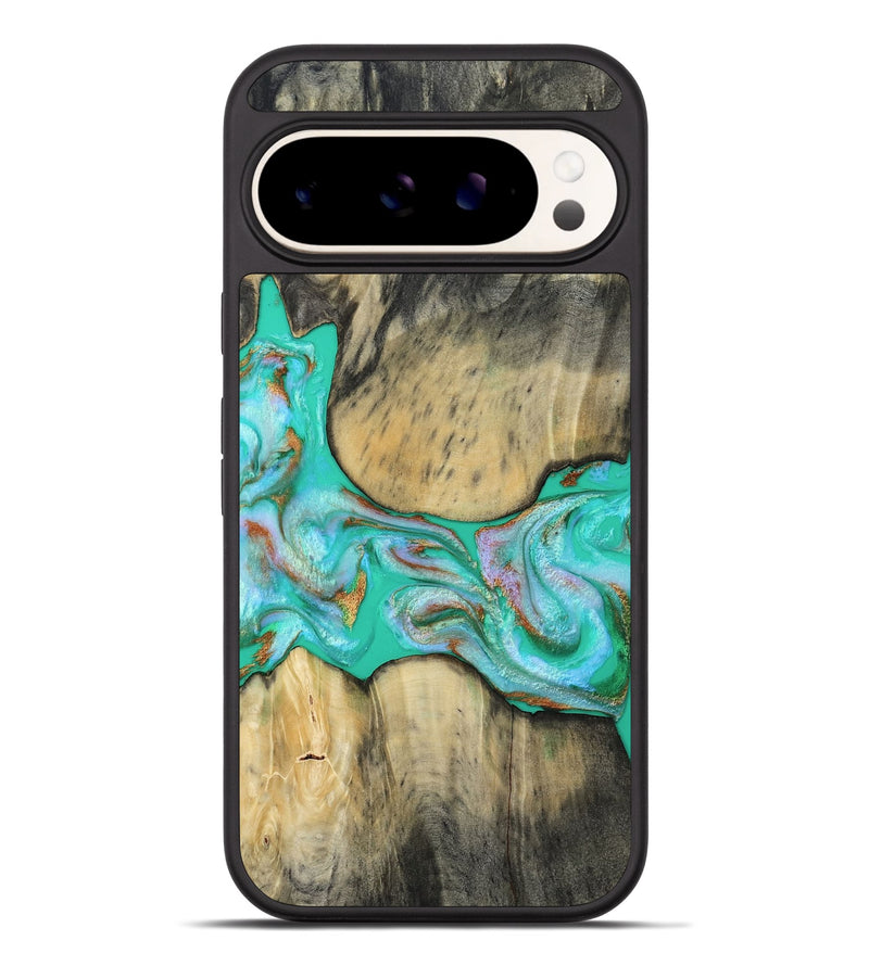Pixel 9 Pro XL Wood Phone Case - Jaiden (Green, 809060)