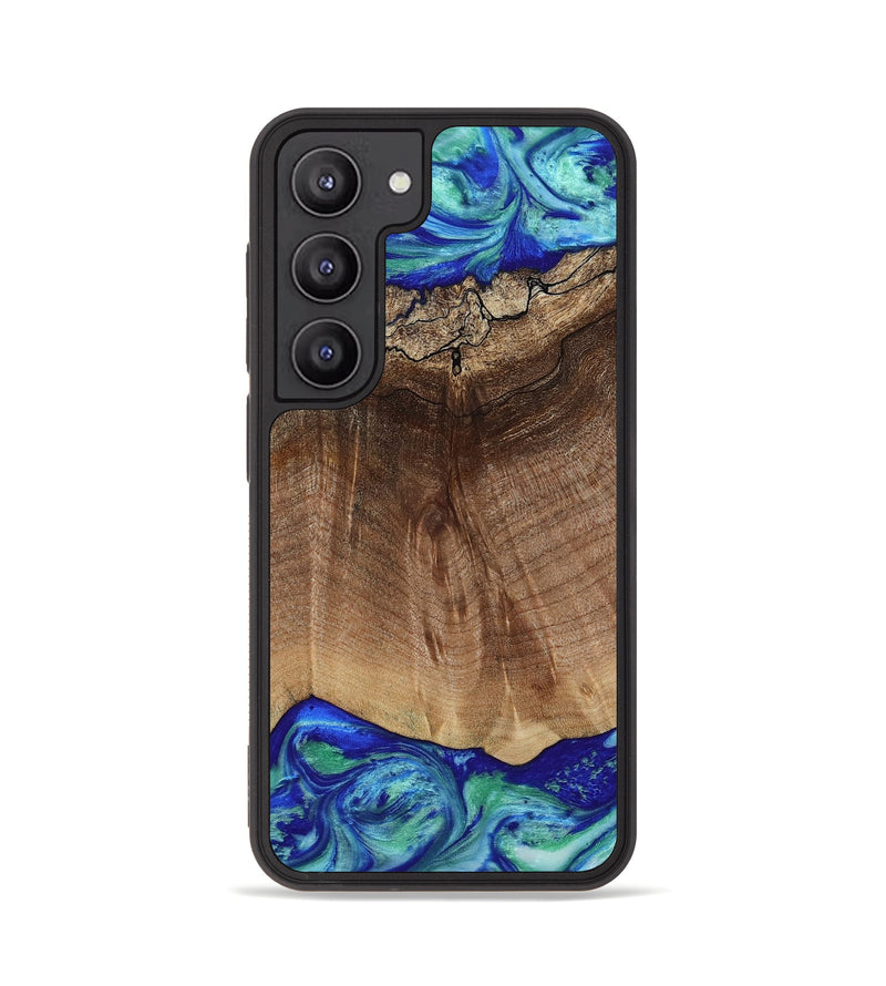 Galaxy S23 Wood Phone Case - Raiden (Blue, 809061)