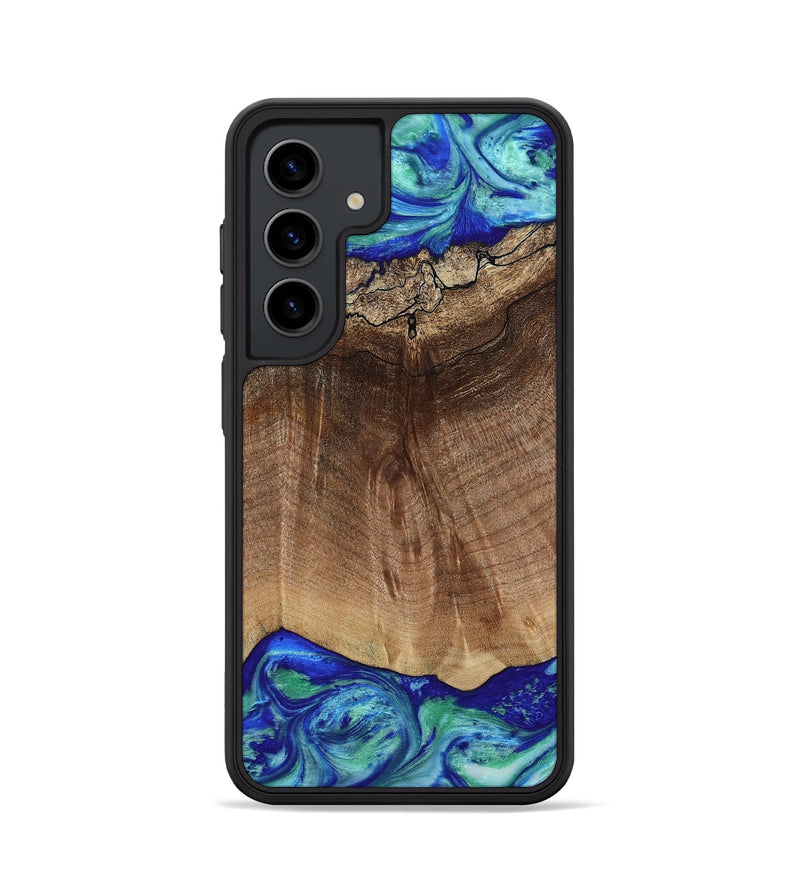 Galaxy S24 Wood Phone Case - Raiden (Blue, 809061)