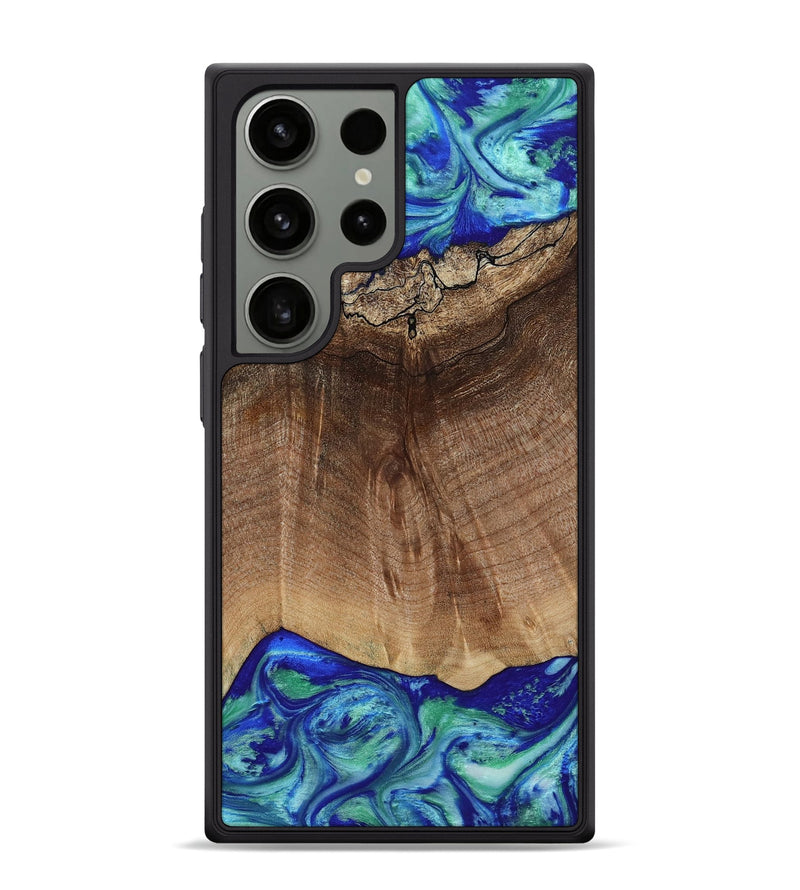 Galaxy S24 Ultra Wood Phone Case - Raiden (Blue, 809061)