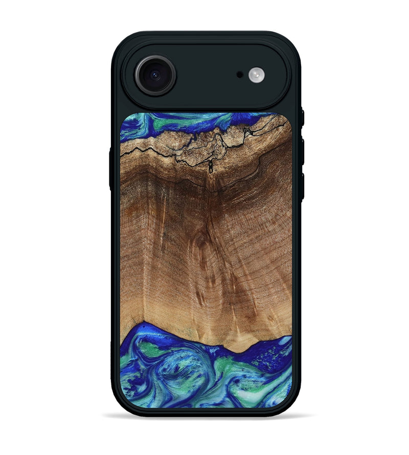 iPhone 17 Air Wood Phone Case - Raiden (Blue, 809061)