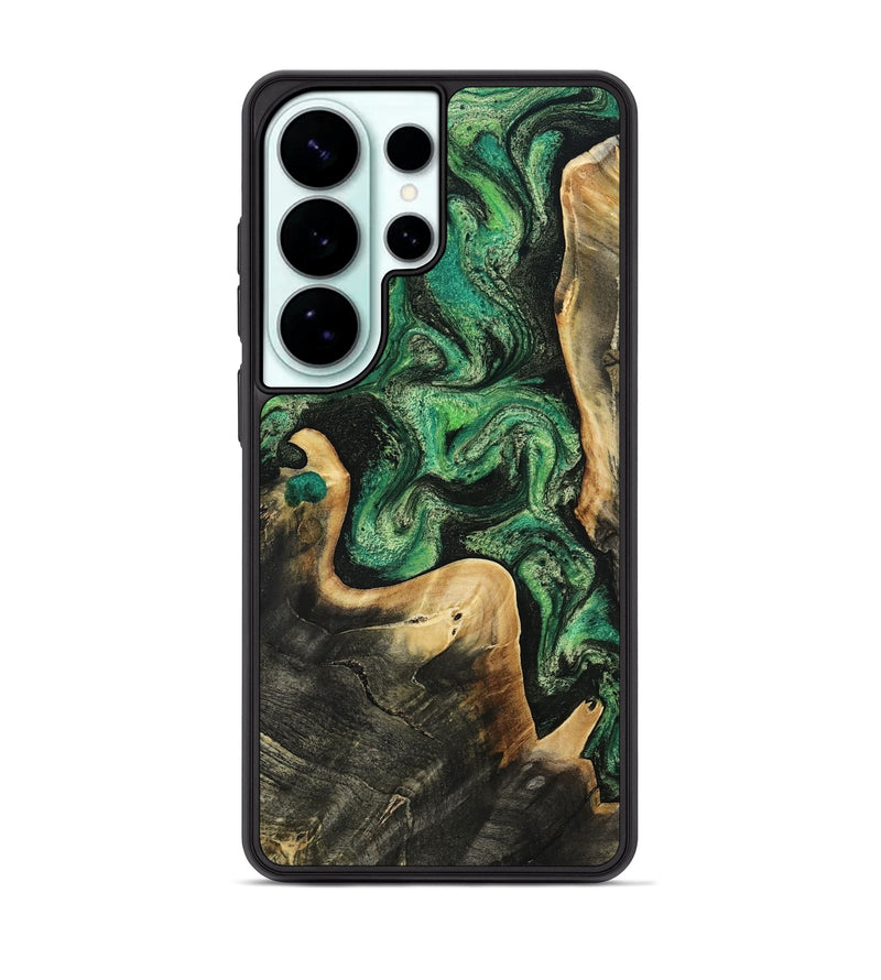 Galaxy S26 Ultra Wood Phone Case - Sina (Green, 809062)
