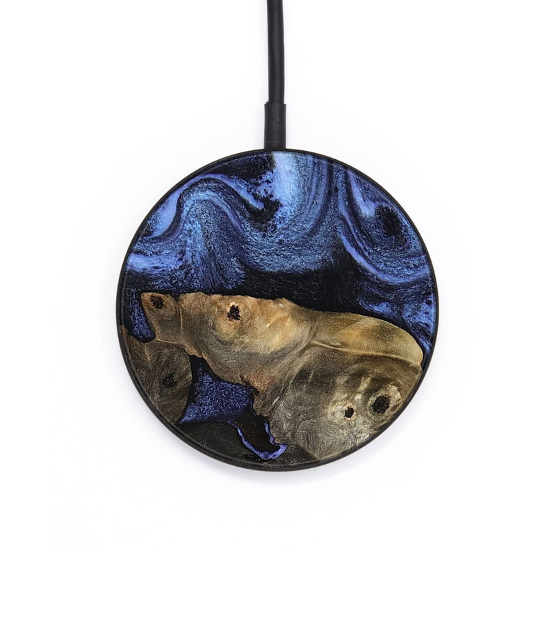 Circle Wood Wireless Charger - Oma (Blue, 809090)