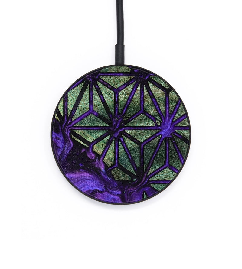 Circle Wood Wireless Charger - Coy (Pattern, 809137)
