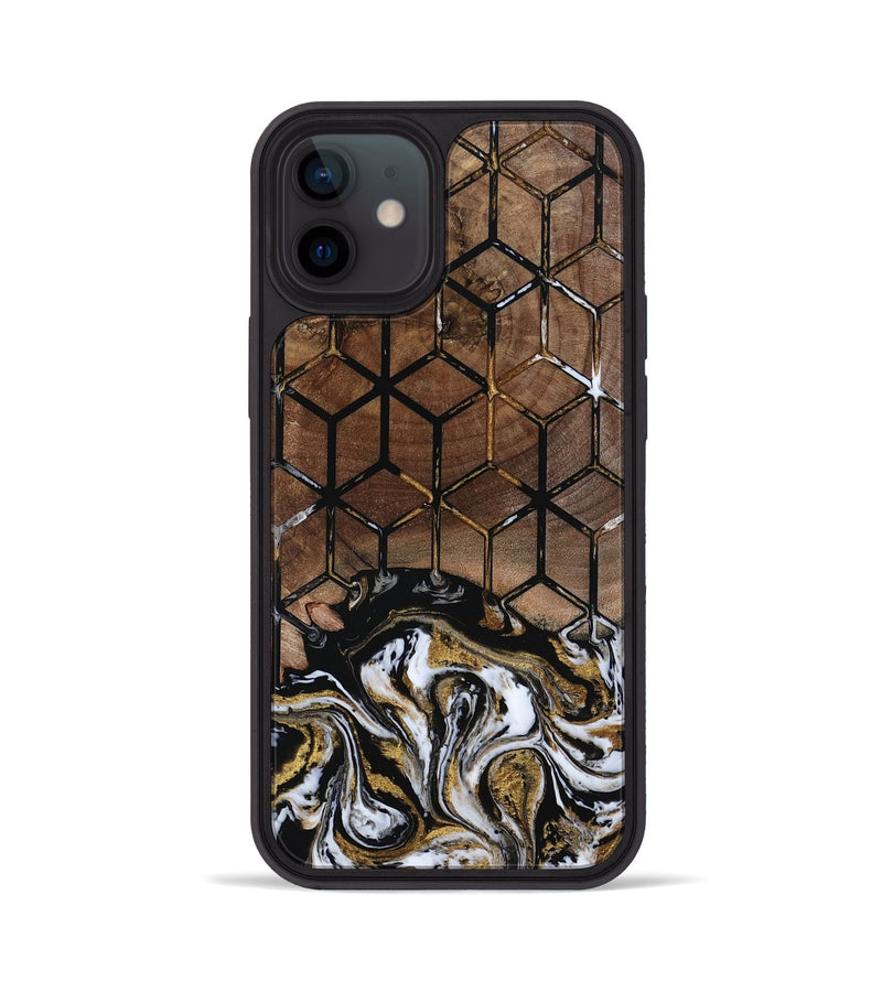iPhone 12 Wood Phone Case - Justine (Pattern, 809139)