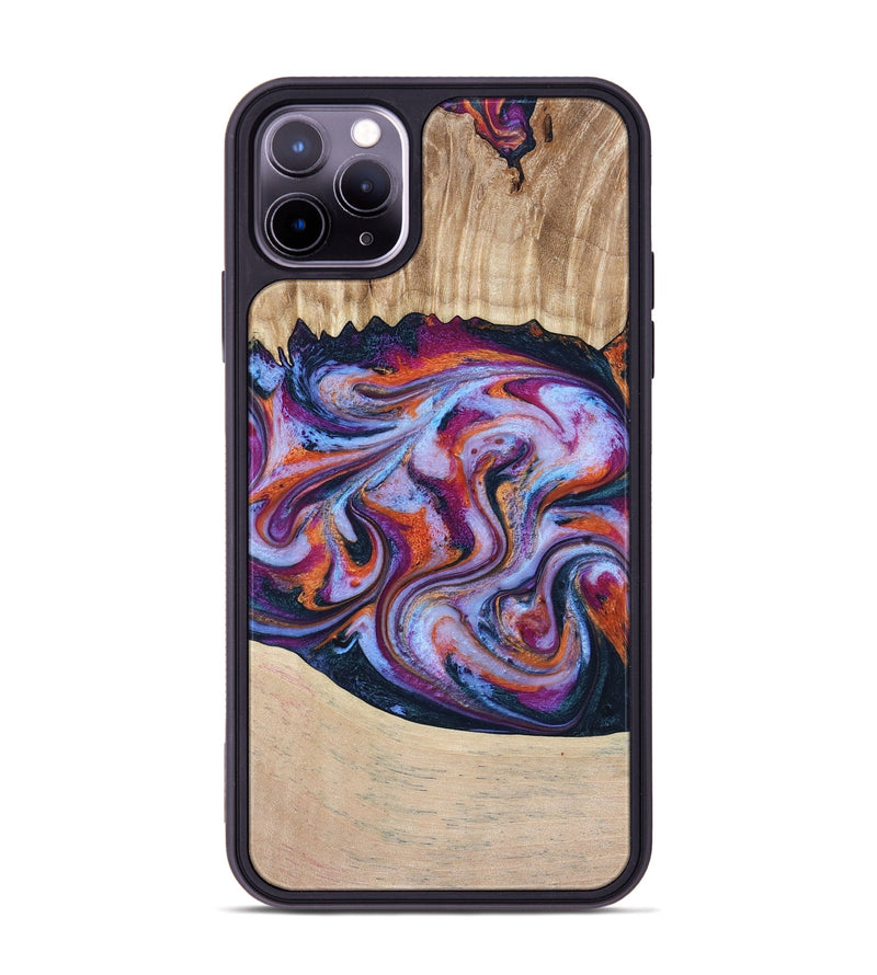 iPhone 11 Pro Max Wood Phone Case - Wesson (Blue, 809150)