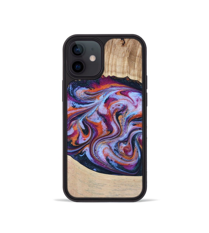 iPhone 12 mini Wood Phone Case - Wesson (Blue, 809150)