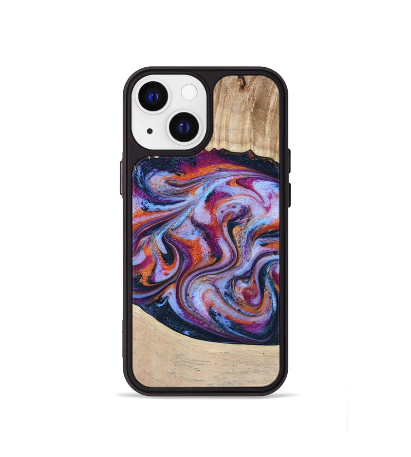 iPhone 13 mini Wood Phone Case - Wesson (Blue, 809150)